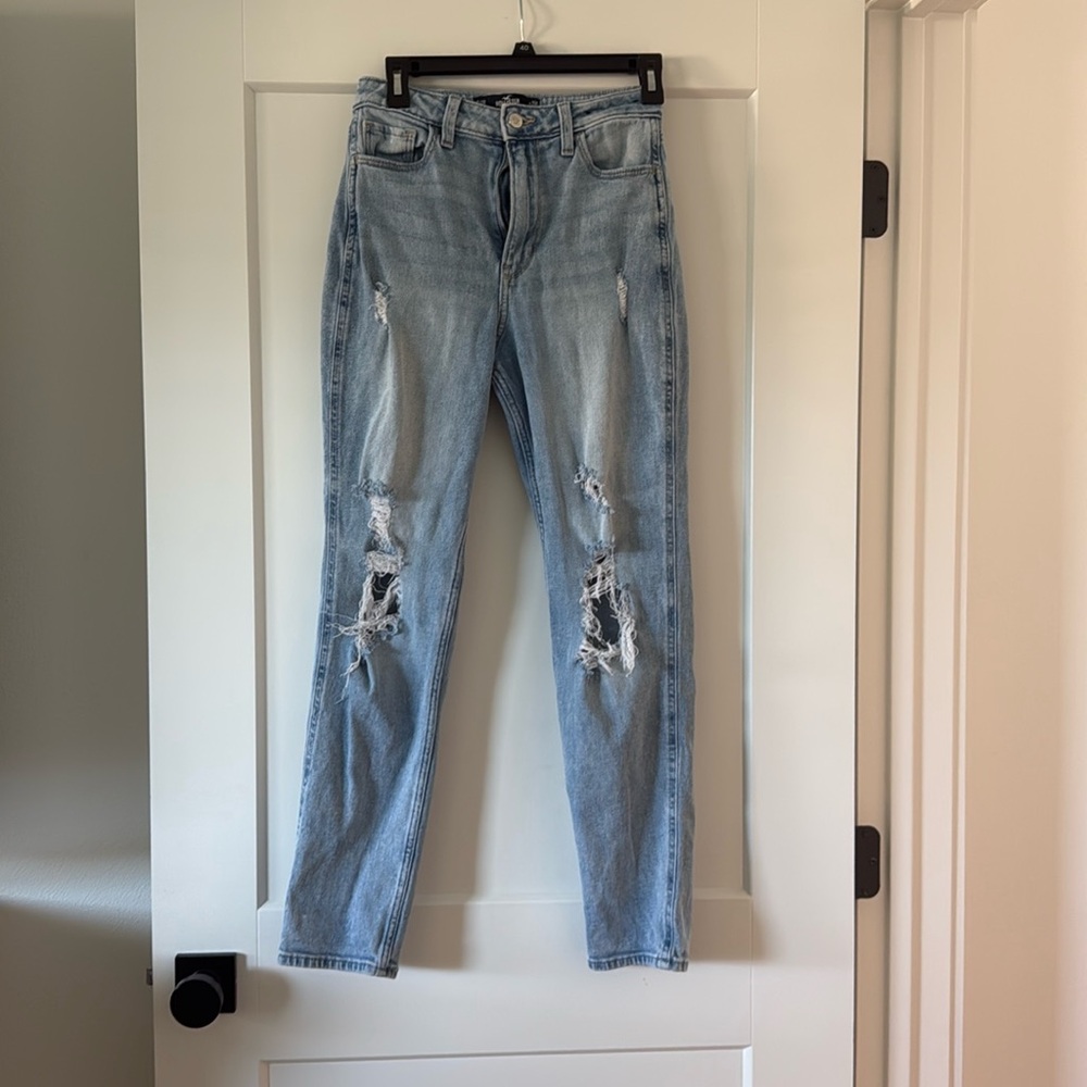 Hollister high rise mom jeans